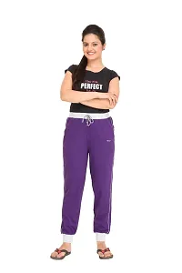 Colors  Blends - Women's Cotton Blend Track Pants-thumb1