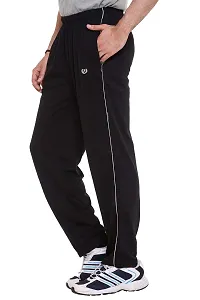 Colors  Blends Men's Regular Fit Cotton Blend Trackpants (LC-09-Black-S_Black_S)-thumb3