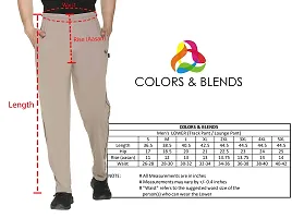 Colors  Blends Men's Regular Fit Cotton Blend Trackpants (LC-09-Black-S_Black_S)-thumb2