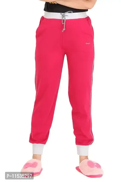 Colors  Blends - Women's Cotton Blend Track Pants-thumb0