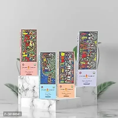 Sandalwood Agarbatti Long Lasting Incense Sticks Pack Of 4-thumb0