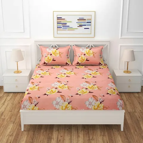 Comfortable Cotton Printed Double Bedsheet