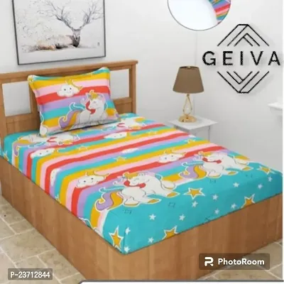 BMS @ Elastic fitted bedsheet with 1 pillow cover