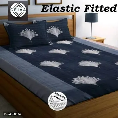MNU Double Elastic fitted bedsheet with 2 pillow cover