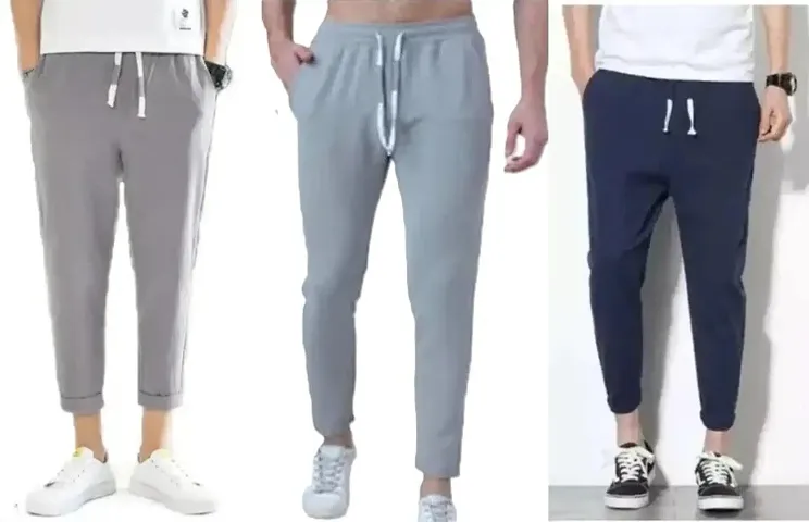 Trendy Polycotton Regular Track Pants For Men 