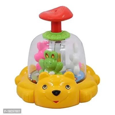 MADE IN INDIA BEST QUALITY AND STONG BABYS PUSH AND SPIN TOY.-thumb0