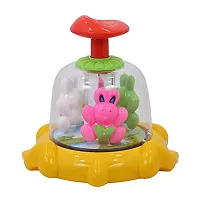 MADE IN INDIA BEST QUALITY AND STONG BABYS PUSH AND SPIN TOY.-thumb1