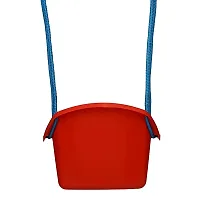 MADE IN INDIA BABY JHULA/ SWING WITH GUITAR MUSIC FOR 6 MONTH ABOVE KIDS. BEST QUALITY JHULA WITH HIGH QUALITY ROPE. RED-thumb2