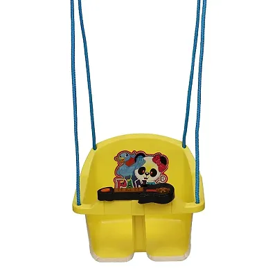 MADE IN INDIA BABY JHULA/ SWING WITH GUITAR MUSIC FOR 6 MONTH ABOVE KIDS. BEST QUALITY JHULA WITH HIGH QUALITY ROPE. YELLOW