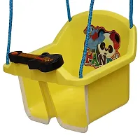 MADE IN INDIA BABY JHULA/ SWING WITH GUITAR MUSIC FOR 6 MONTH ABOVE KIDS. BEST QUALITY JHULA WITH HIGH QUALITY ROPE. YELLOW-thumb2
