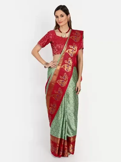 Cotton Silk Sarees with Blouse Piece