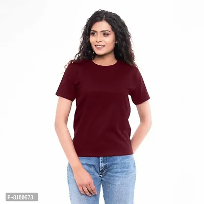 Stylist Cotton T-Shirt For Women-thumb0