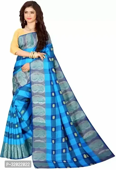 Stylish Cotton Saree without Blouse Piece