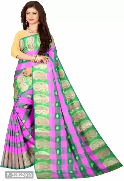 Stylish Cotton Saree without Blouse Piece