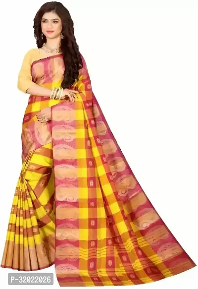 Stylish Cotton Saree without Blouse Piece-thumb0