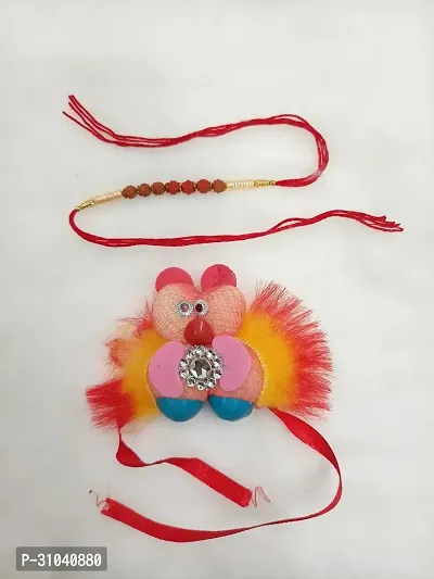 Brother and Sister Pair Rakhi Combo For Kids-thumb2