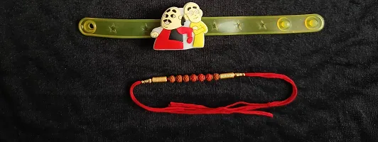 Religious Brother and Sister Pair Rakhi Combo-thumb3