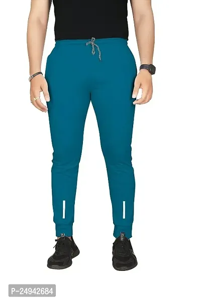 Men's Solid Lycra Full Elastic Jogger Track Pant