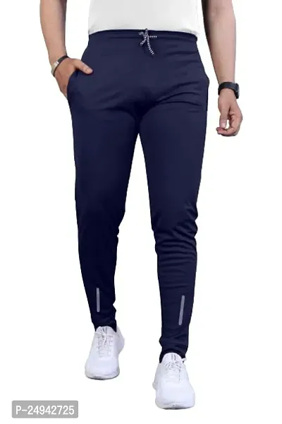 Men's Solid Lycra Full Elastic Jogger Track Pant