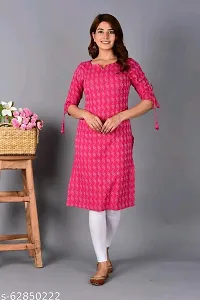 Women Stylish Cotton Printed Kurta-thumb3