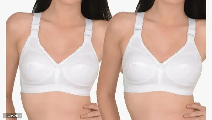 Fancy Cotton Mix Bras For Women Pack Of 2-thumb0