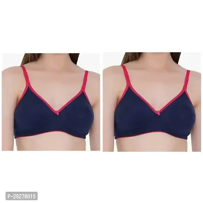 Fancy Cotton Mix Bras For Women Pack Of 2