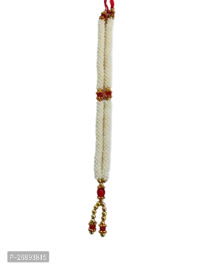 Handmade Moti Mala Artificial Multicolor Pearl Garland/Moti Mala Mala Haar for God Idol(Set of 6, 8Inch Each)-thumb3