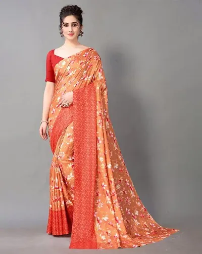 Beautiful Saree with Blouse piece For Women