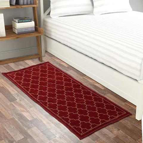 Runner Carpet For Bedroom, Washroom, Kitchen, Office, Puja Room, 66cm x 132cm, Reversible