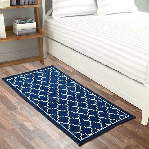 Runner Carpet For Bedroom, Washroom, Kitchen, Office, Puja Room, 66cm x 132cm, Reversible