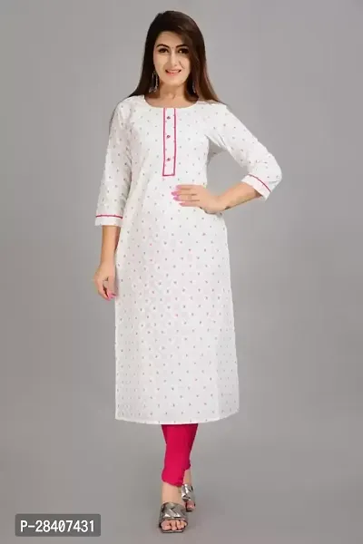 Stylish White Rayon Stitched For Women