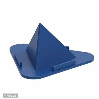 Krifton Mobile Accessories Universal Portable Three-Sided Pyramid Shape Stand-thumb0