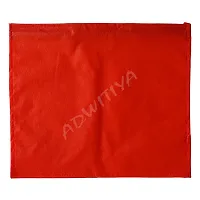 ADWITIYA - Set of 12 Pcs Plain Single Nonwoven Saree Cover - Red-thumb2