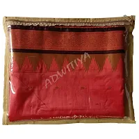 ADWITIYA - Set of 12 Pcs Plain Single Nonwoven Saree Cover - Beige-thumb2