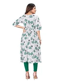Manas Ethnic Women's Printed Cotton Regular Fit 3/4 Sleeve Lightweight Casual Wear Feeding Kurti (D-C-1094)-thumb4