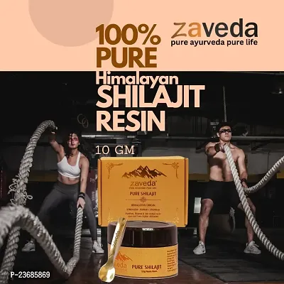 Zaveda Himalayan Shilajit/Shilajeet Resin, 20g - Performance Booster For Endurance and Stamina