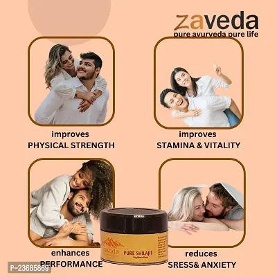 Zaveda Himalayan Shilajit/Shilajeet Resin, 20g - Performance Booster For Endurance and Stamina-thumb3