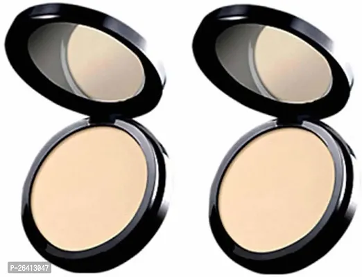 Tilkor Weightless Stay Matte Powder Oil Control Evens Out Complexion Compact -Natural, 10 G, Pack Of 2