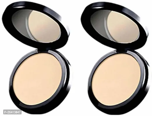 Tilkor Weightless Stay Matte Powder Oil Control Evens Out Complexion Compact -Natural, 10 G, Pack Of 2-thumb0