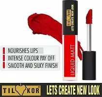 Tilkor Matte Lipstick- Pack Of 4-thumb1