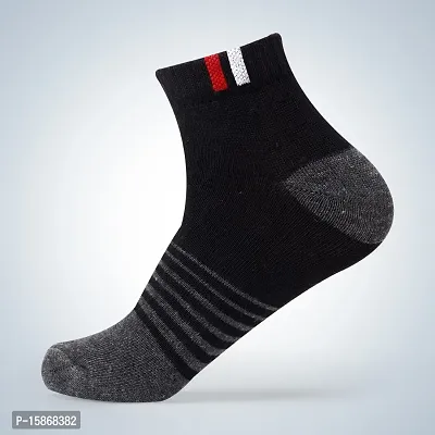 Unisex Socks Pack Of 5 Black-thumb2