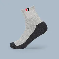 Comfortable Men And Women Socks Pack Of 3 Grey-thumb1