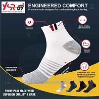 Unisex Socks Pack Of 5 Grey-thumb2