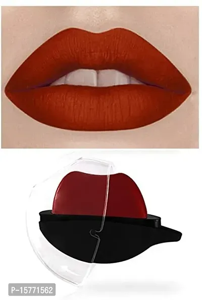 Apple Shape Matte Finish Lipstick Premium Color (Red) (Red, 7 G)