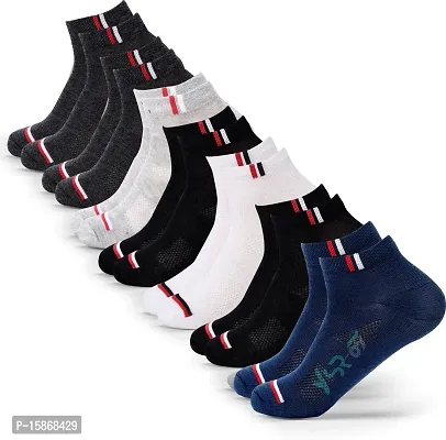 Unisex Socks Pack Of 14 Multicoloured-thumb0