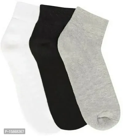 Comfortable Men And Women Multicoloured Socks Pack Of 3-thumb0