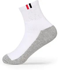 Comfortable Men And Women Socks Pack Of 3 White-thumb1