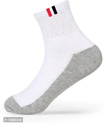 Comfortable Men And Women Socks Pack Of 3 White-thumb2