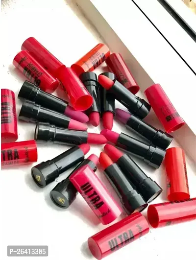 Tilkor Ultra Ceramide Matte Multicolor Lipstick Pack Of 12 -Full Color, 5 G