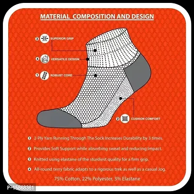 Comfortable Men And Women Multicoloured Socks Pack Of 3-thumb5